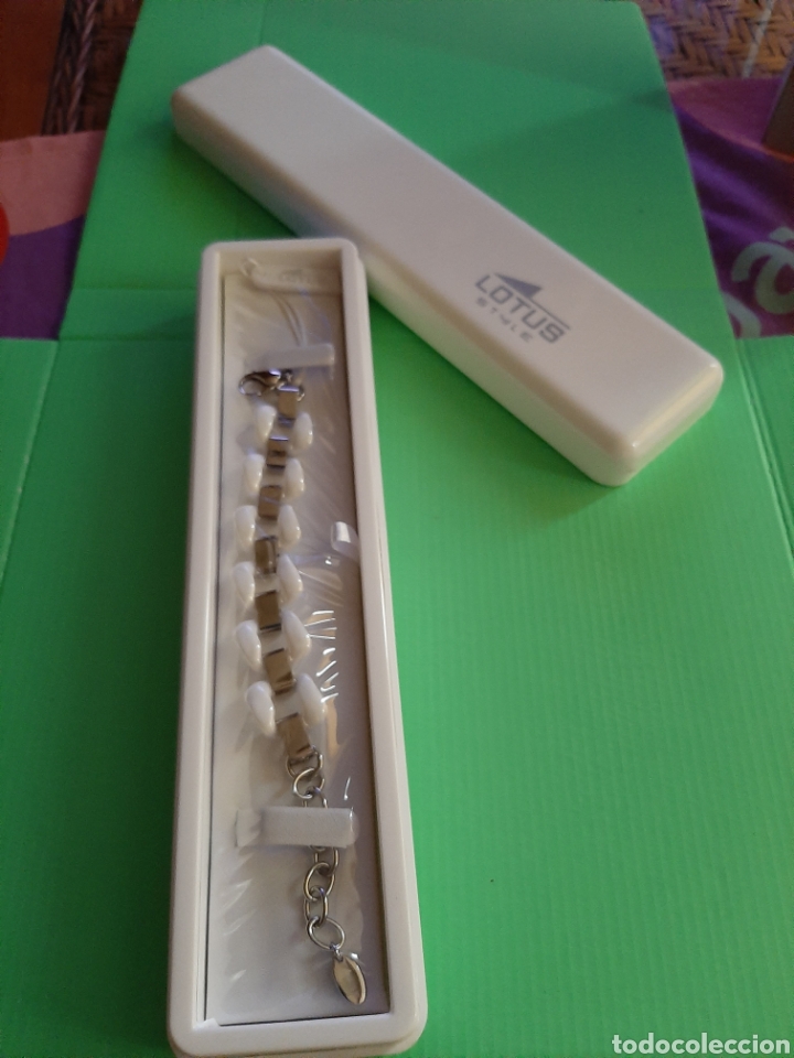 Joyeria: Pulsera LOTUS cer&aacute;mica blanca - Foto 1