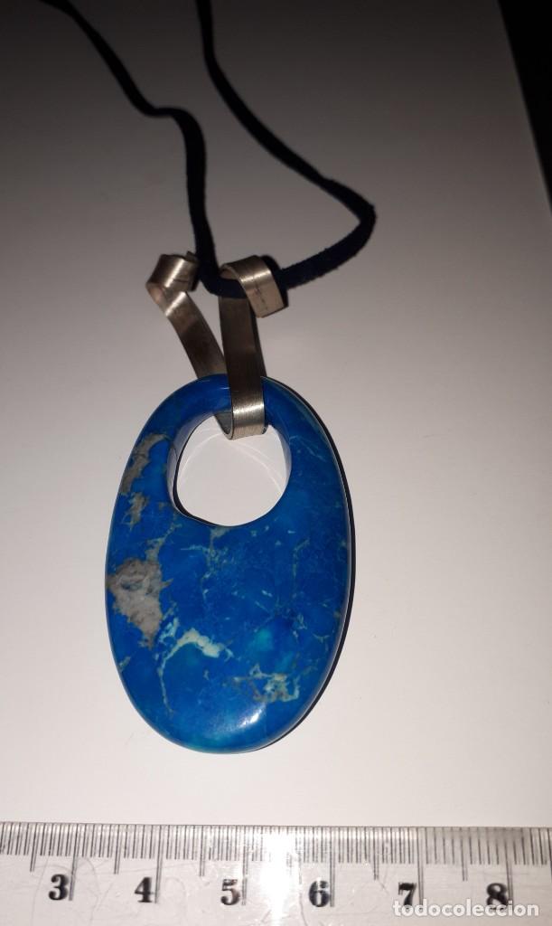 Joyeria: Collar de turquenita y plata. - Foto 1