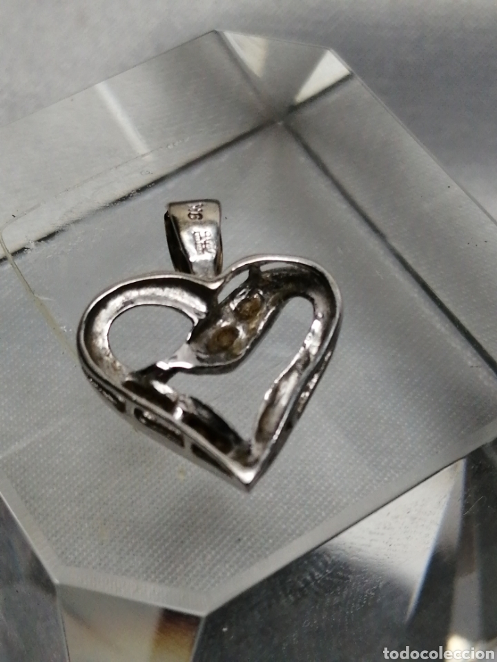 Joyeria: Colgante oro blanco 9k y diamantes - Foto 2