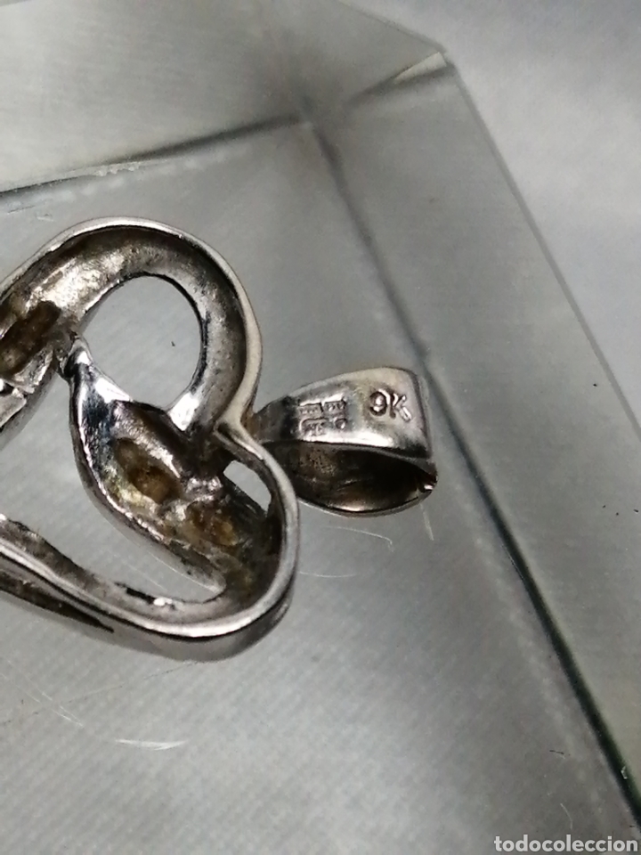 Joyeria: Colgante oro blanco 9k y diamantes - Foto 3