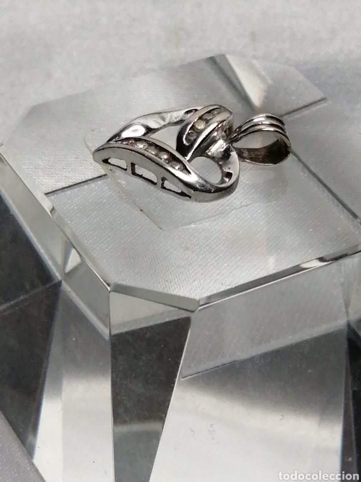 Joyeria: Colgante oro blanco 9k y diamantes - Foto 5