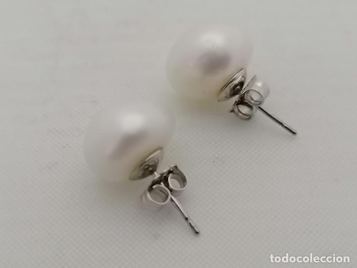 Joyeria: JUEGO DE PENDIENTES DE PERLAS - Foto 2