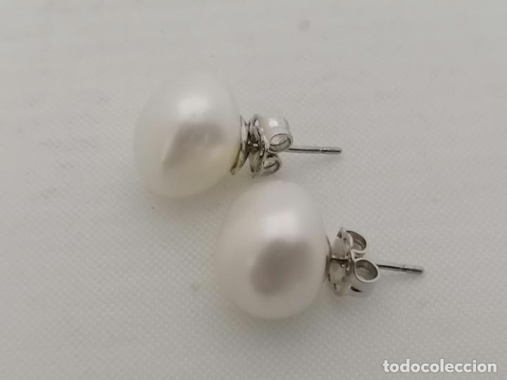 Joyeria: JUEGO DE PENDIENTES DE PERLAS - Foto 1