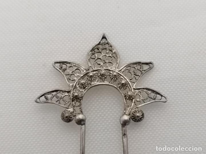 Joyeria: ANTIGUO ALFILER PARA EL PELO - Foto 2