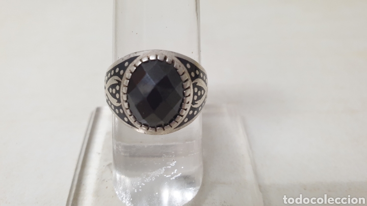 Joyeria: ANILLO DE PLATA 925 CON PIEDRA ONIX - Foto 1