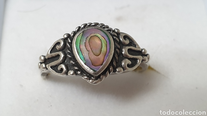 Joyeria: ANILLO DE PLATA 925 CON PIEDRA MULTICOLOR - Foto 1