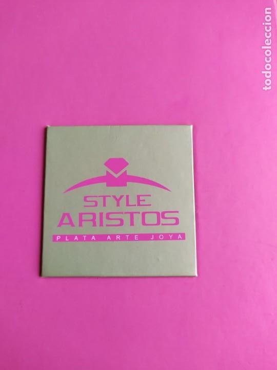 Joyeria: CONJUNTO DE PENDIENTES Y COLLAR PLATA ARISTOS STYLE. NUEVO. - Foto 3