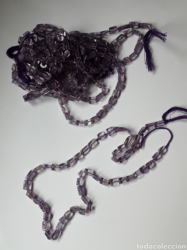 Joyeria: COLLAR HILO DE AMATISTA. NUEVO. - Foto 3