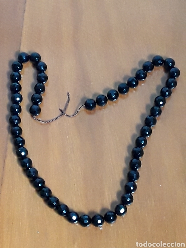 Joyeria: COLLAR HILO DE ONIX NEGRO. NUEVO - Foto 2