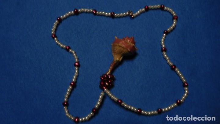 Joyeria: Collar artesano con cuentas combinadas de perlas y caracola - Foto 1 - 220704737