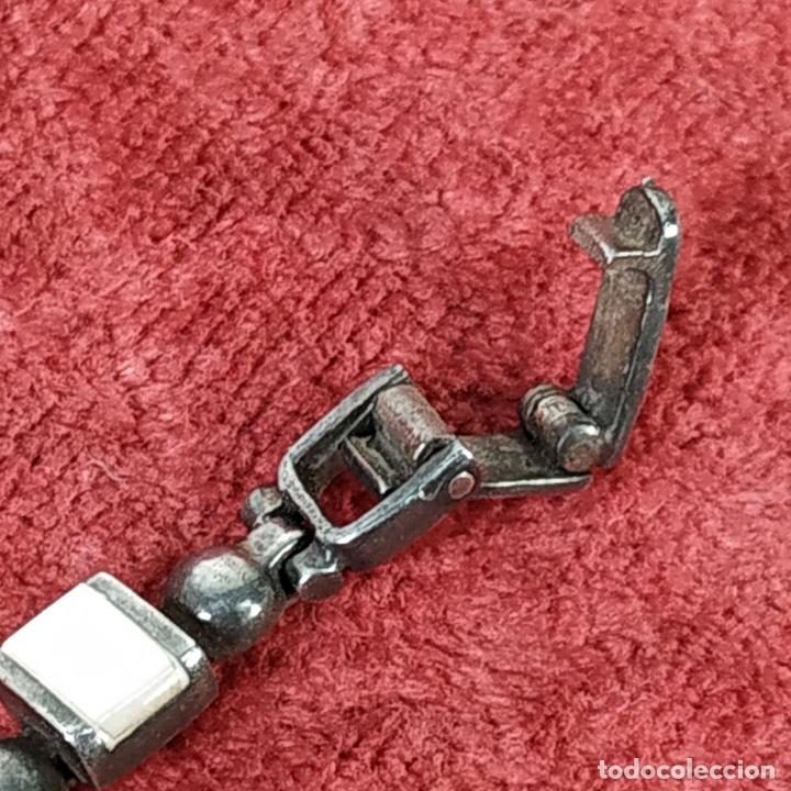 Joyeria: PULSERA DE DAMA. PLATA Y N&Aacute;CAR. ESPA&Ntilde;A. CIRCA 1930 - Foto 3