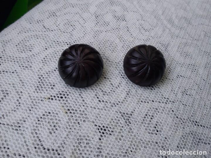 Joyeria: Pendientes clip negros vintage - Foto 2