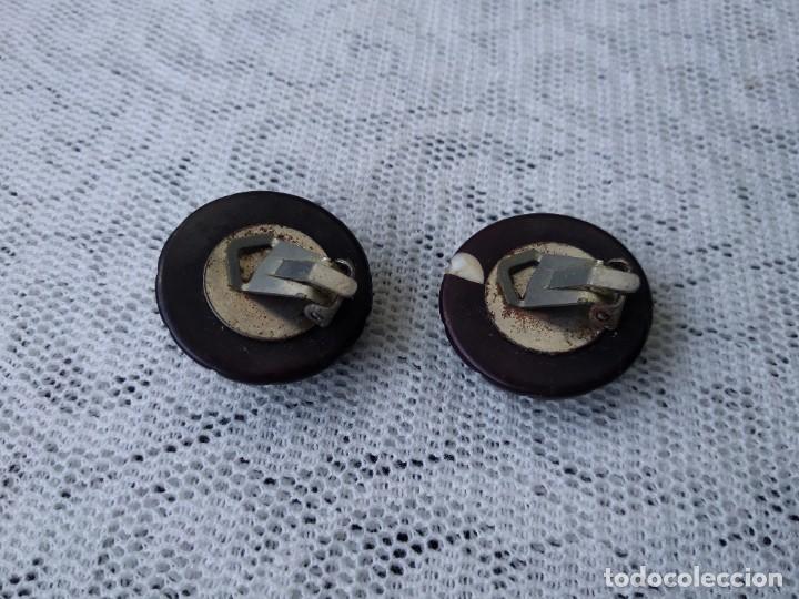Joyeria: Pendientes clip negros vintage - Foto 3