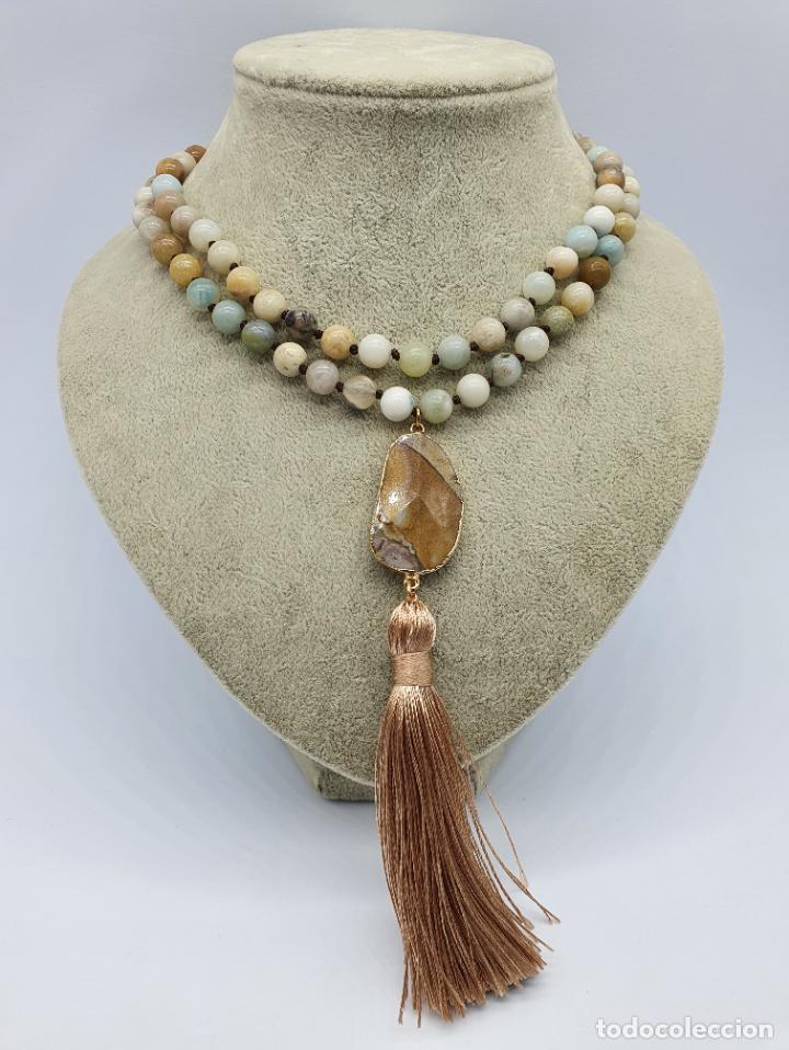 Adecuado Adversario Desilusión sofisticado collar de piedras naturales en tono - Buy Antique necklaces at  todocoleccion - 220894437