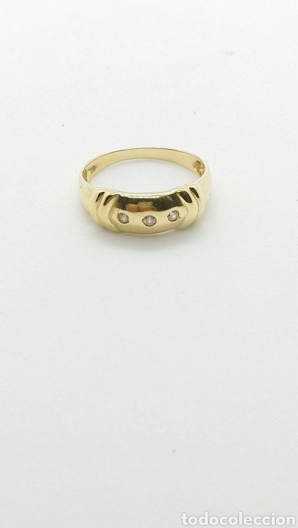 Joyeria: Anillo en oro 18 kts. circonitas 2,5grms - Foto 1