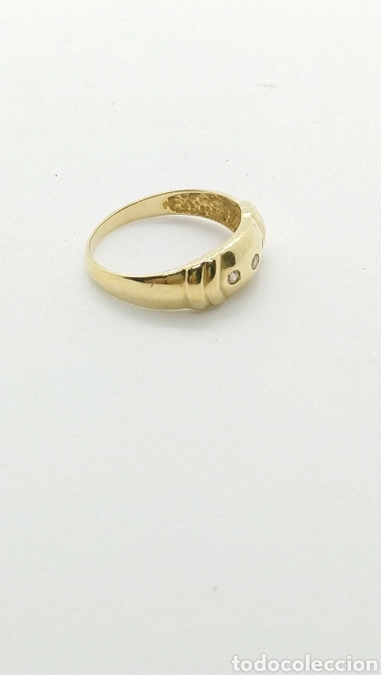 Joyeria: Anillo en oro 18 kts. circonitas 2,5grms - Foto 2