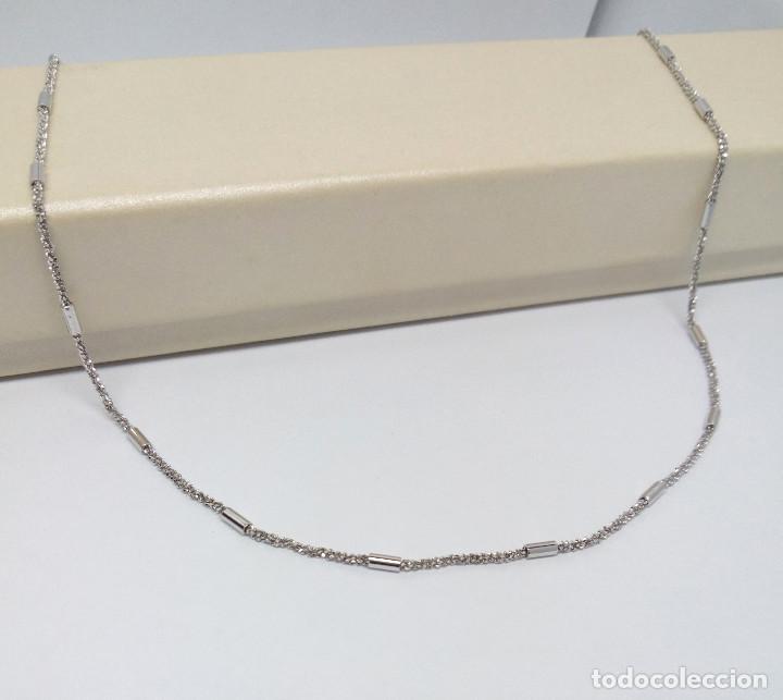 Joyeria: CADENA DE PLATA DE LEY ACABADA EN RODIO - MEDIDA 50 cm. - Foto 5