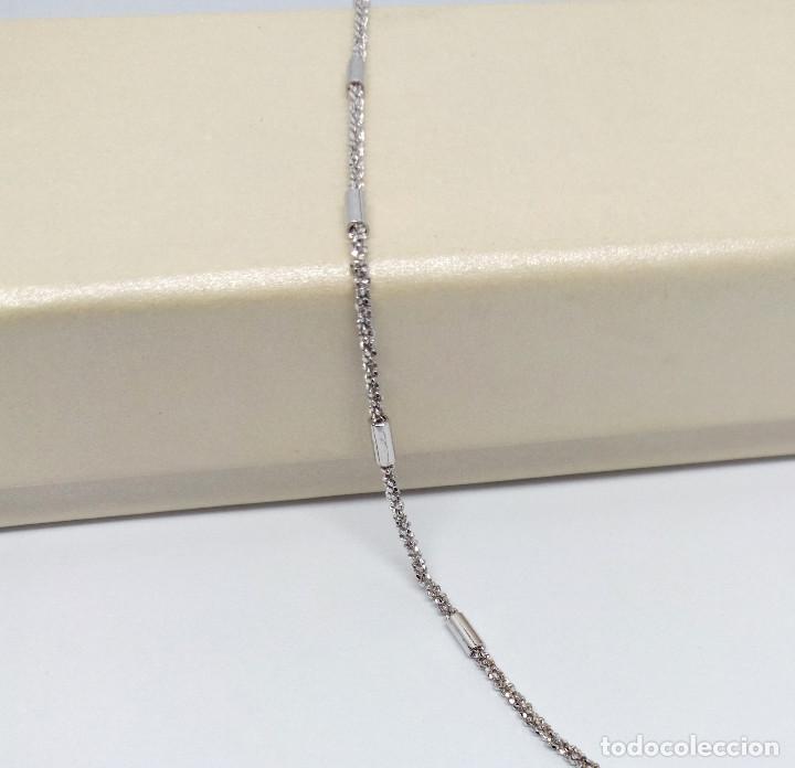 Joyeria: CADENA DE PLATA DE LEY ACABADA EN RODIO - MEDIDA 50 cm. - Foto 2