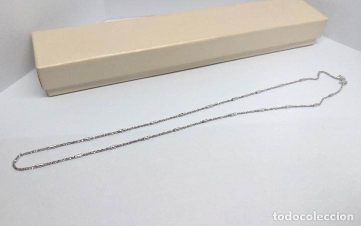 Joyeria: CADENA DE PLATA DE LEY ACABADA EN RODIO - MEDIDA 50 cm. - Foto 3