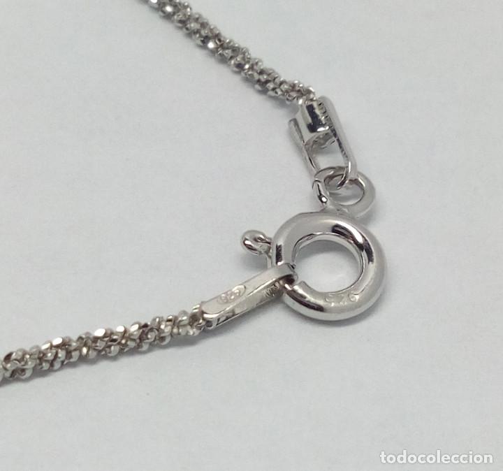 Joyeria: CADENA DE PLATA DE LEY ACABADA EN RODIO - MEDIDA 50 cm. - Foto 4
