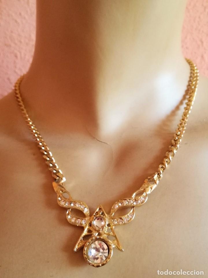 Joyeria: COLLAR GARGANTILLA EN ORO CON CIRCONITAS - Foto 1