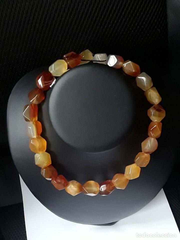 Joyeria: COLLAR HILO CARNEOLA. NUEVO. - Foto 1
