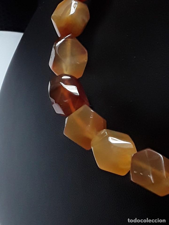 Joyeria: COLLAR HILO CARNEOLA. NUEVO. - Foto 2