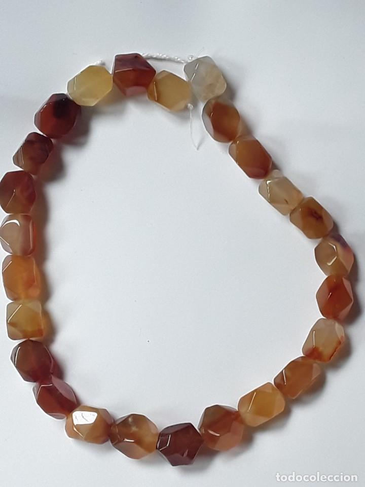 Joyeria: COLLAR HILO CARNEOLA. NUEVO. - Foto 4