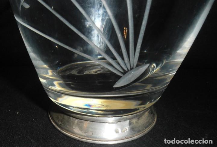 Joyeria: BUCARO DE CRISTAL TALLADO A MANO CON LA BASE DE PLATA - Foto 2