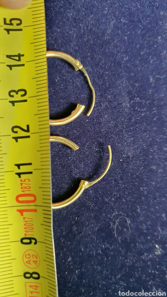 Joyeria: Pendientes de aros , oro 18 kl. - Foto 2