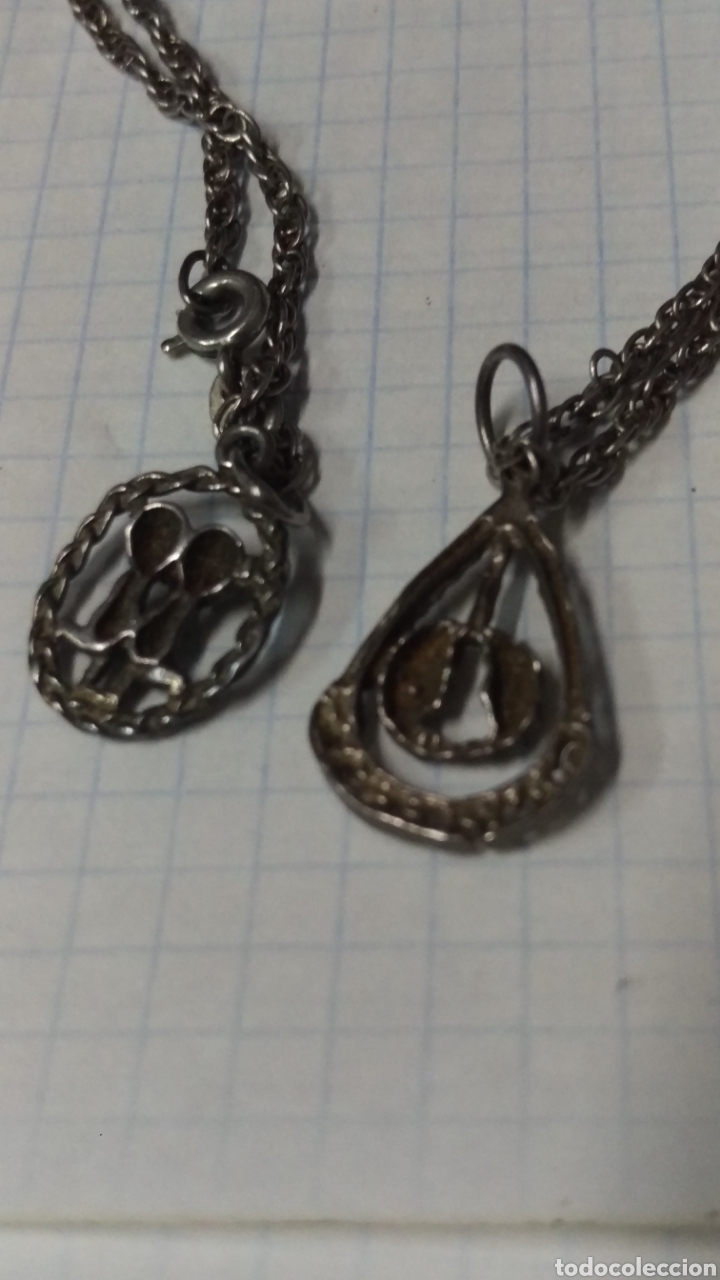 Joyeria: ANTIGUA CADENA CONTRASTADA CON 2 COLGANTES - Foto 3