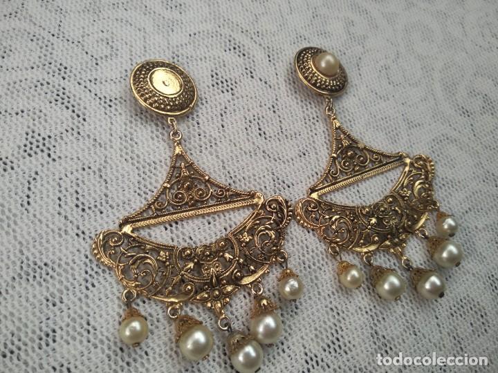 Joyeria: Pendientes clip dorados - Foto 2