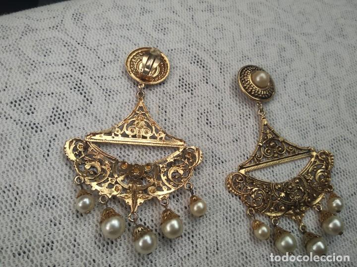 Joyeria: Pendientes clip dorados - Foto 3