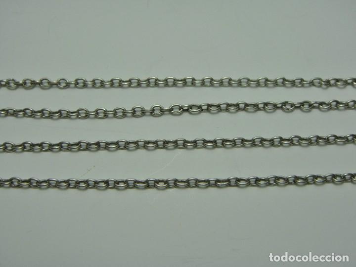 Joyeria: Cadena de plata. (27 cm cerrada) - Foto 1