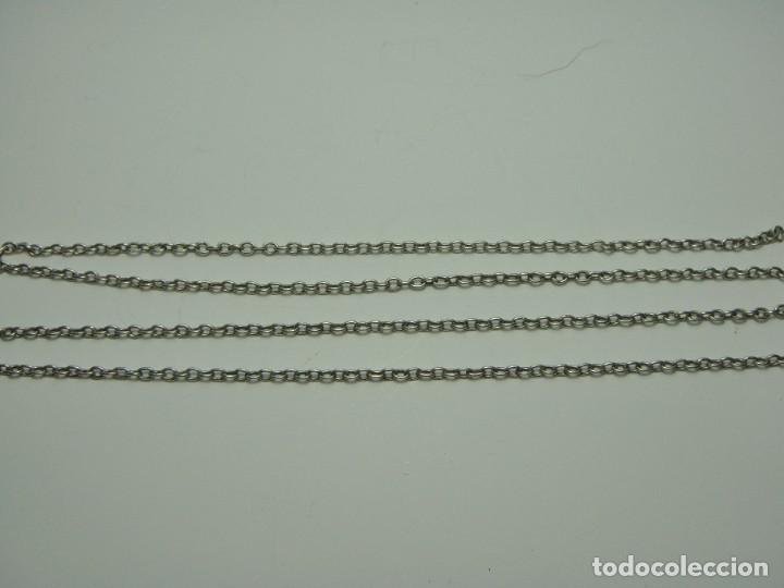 Joyeria: Cadena de plata. (27 cm cerrada) - Foto 2