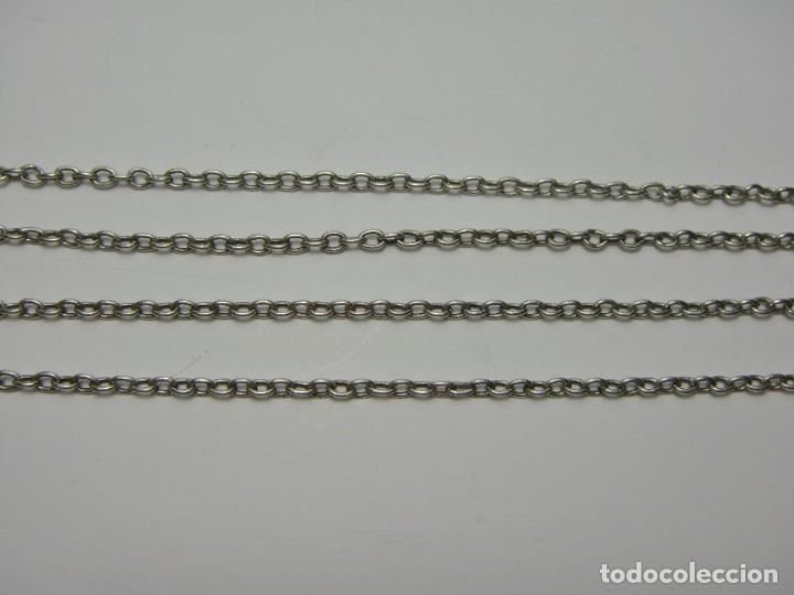 Joyeria: Cadena de plata. (27 cm cerrada) - Foto 4
