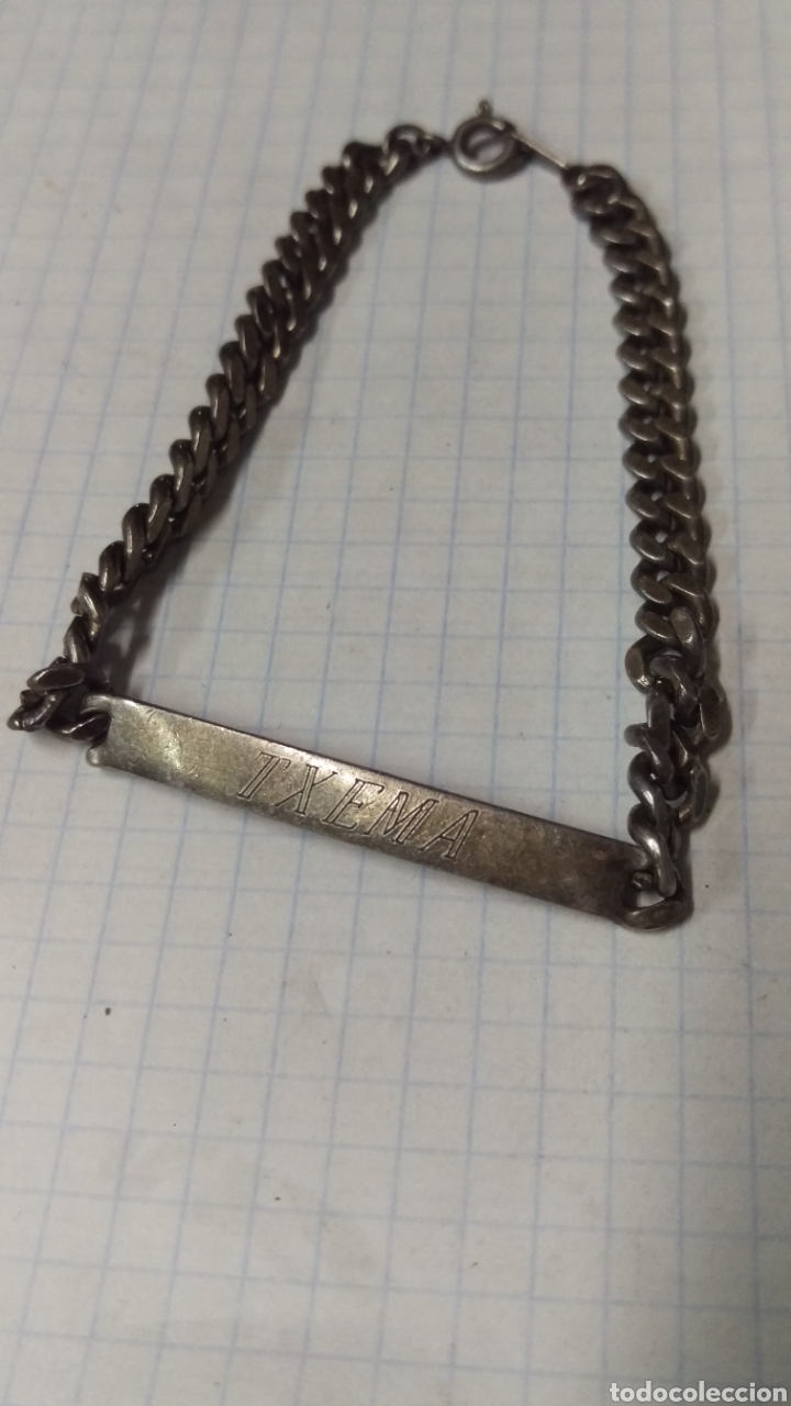 Joyeria: ANTIGUA PULSERA DE PLATA CONTRASTADA - Foto 1