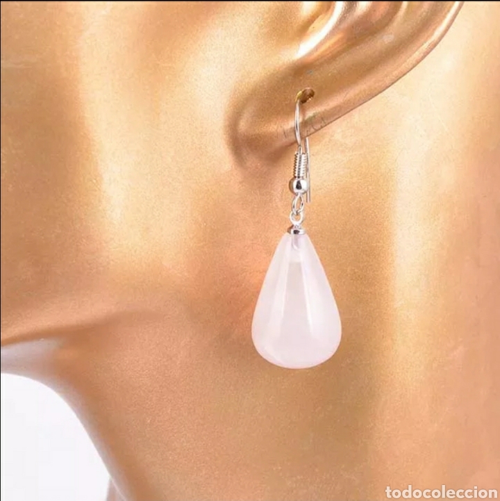 Gioielleria: Pendientes Cuarzo Rosa ENV&Iacute;O GRATIS!!