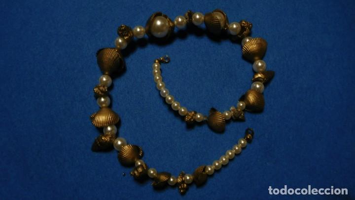 Joyeria: gargantilla de perlas caracoles y conchas - Foto 1