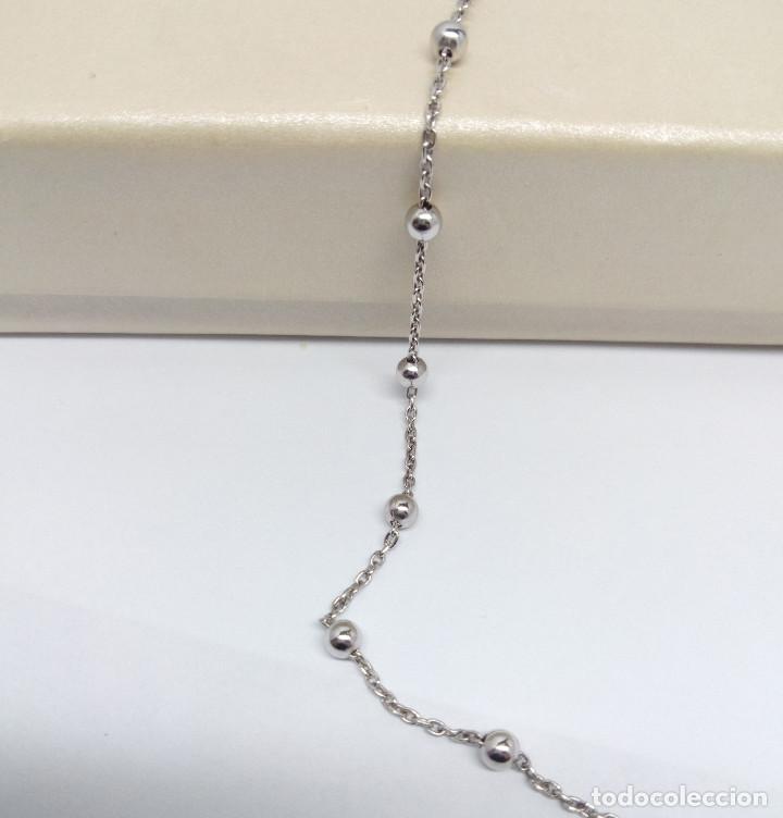 Joyeria: CADENA DE PLATA DE LEY ACABADA EN RODIO - MEDIDA 45 cm. - Foto 2