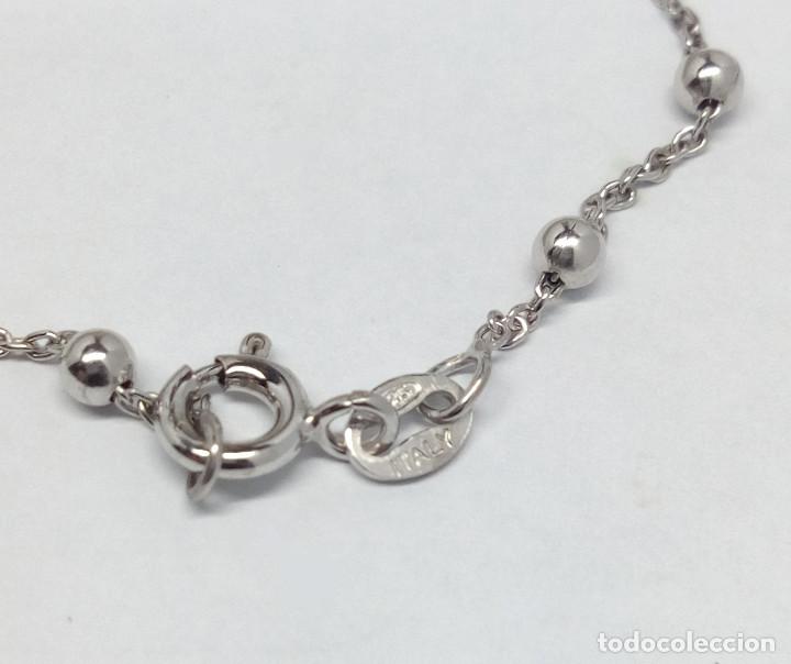 Joyeria: CADENA DE PLATA DE LEY ACABADA EN RODIO - MEDIDA 45 cm - Foto 5
