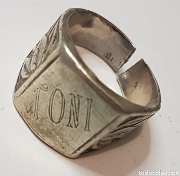 Joyeria: Antiguo anillo plata Toni - Foto 1