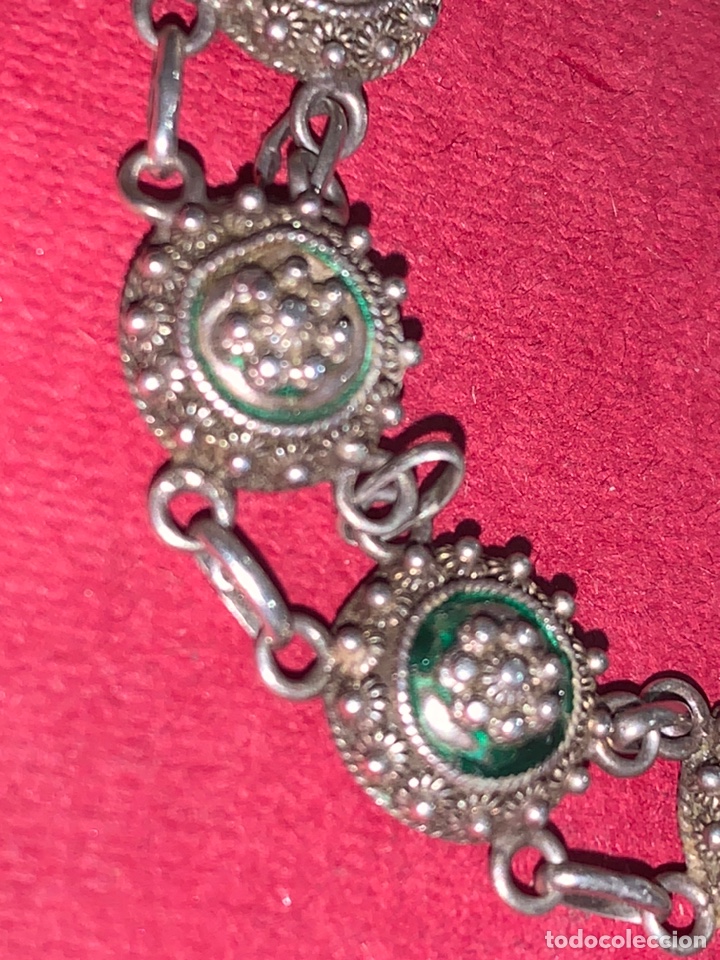 Joyeria: Preciosa pulsera en plata de Ley y esmalte verde - Foto 5
