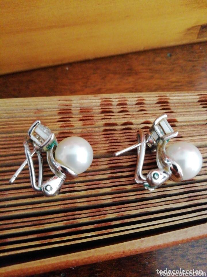 Joyeria: PENDIENTES DE TU Y YO CON PERLAS DE MALLORCA Y CRISTAL - Foto 2