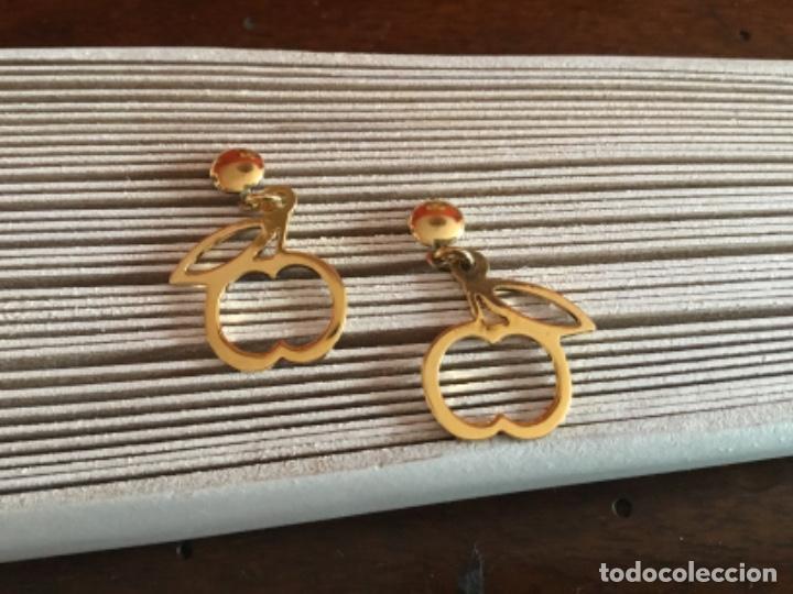 Joyeria: PENDIENTES DE PLATA CHAPADOS EN ORO. MANZANAS - Foto 4