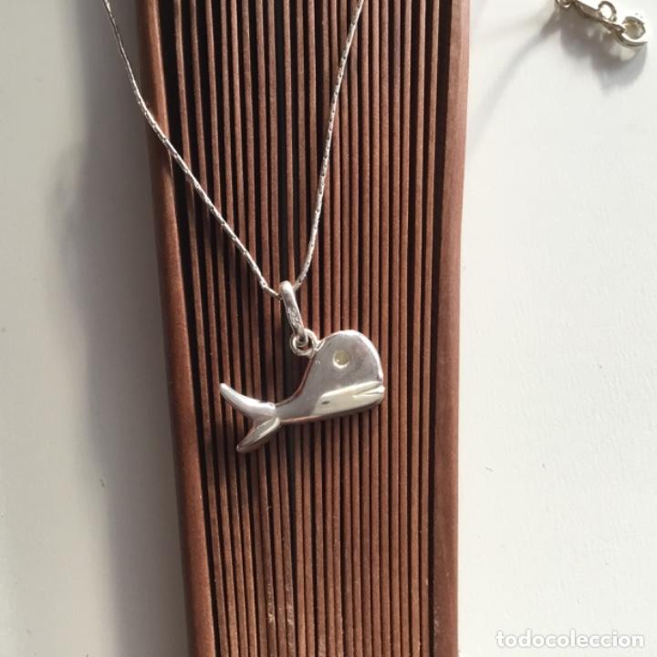Joyeria: GARGANTILLA DE PLATA. PEZ. PISCIS - Foto 1