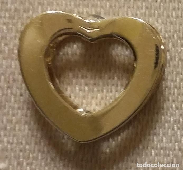 Joyeria: Colgante coraz&oacute;n Oro 18 Kts. - Foto 2