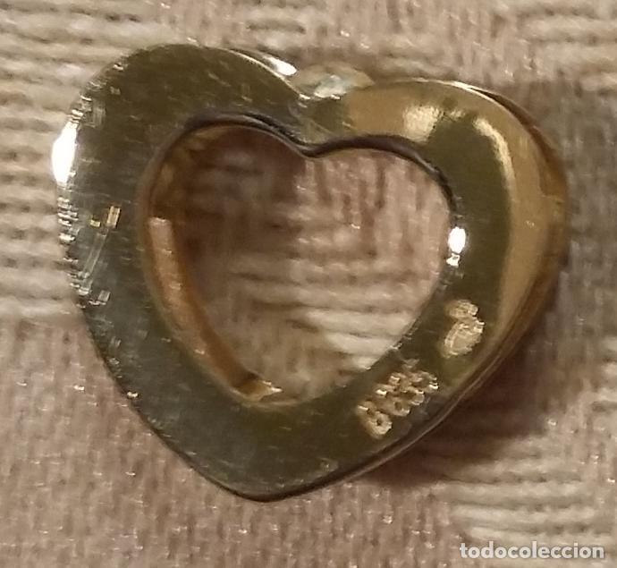 Joyeria: Colgante coraz&oacute;n Oro 18 Kts. - Foto 4