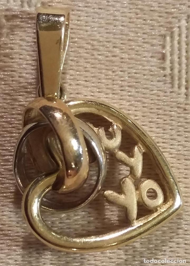Joyeria: Colgante coraz&oacute;n Oro 18 Kts. - Foto 1