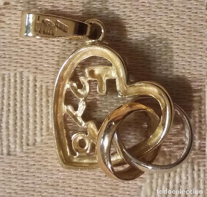 Joyeria: Colgante coraz&oacute;n Oro 18 Kts. - Foto 3